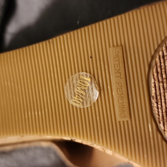 Lucky Brand Cork Wedge Sandals - Picture 6 of 6